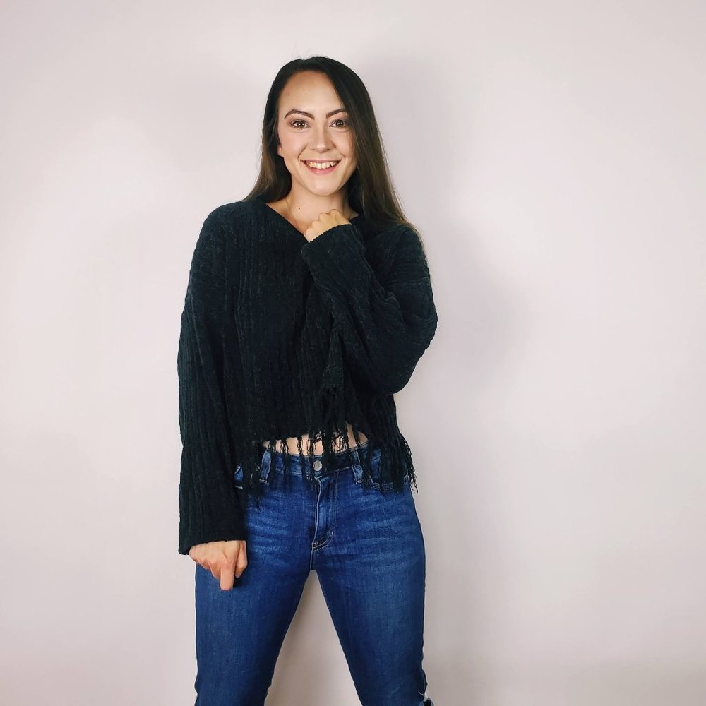 Vintage Ellemenno Black Crewneck Sweater